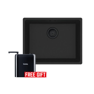 Franke Maris under-counter Square kitchen Sink 56 × 44 cm With Tank Pro Filter