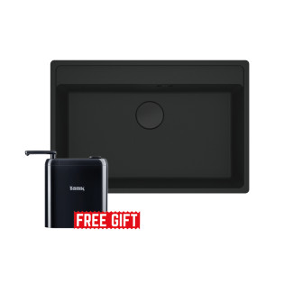 Franke Maris Under Counter Kitchen Sink 76 x 51 cm with Tank Pro Filter