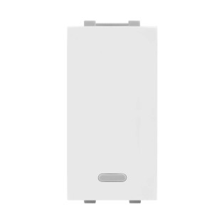 مفتاح كهرباء وسط سلم  كومو تك 16 أمبير ابيض