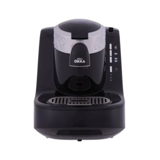 ماكينة قهوة تركى أرزوم أوكا 1000 وات أسود × فضى