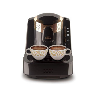 ماكينة قهوة تركى أرزوم أوكا 710 وات أسود × كوبر