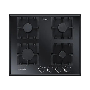 Unionaire i-Cook Built-in Gas Hob 4 Burners 60cm Black