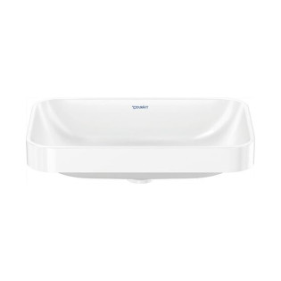 حوض فوق سطح أفقى ديورافيت هابى دى بلس 60×40 سم أبيض 