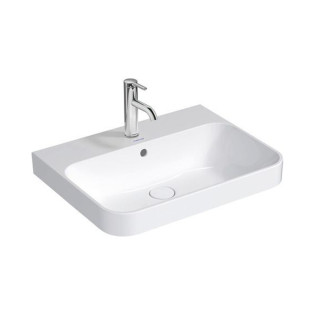 حوض فوق سطح أفقى ديورافيت هابى دى بلس 60×46 سم أبيض