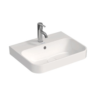 حوض فوق سطح أفقى ديورافيت هابى دى بلس 50×40 سم أبيض