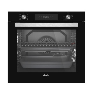 فرن غاز بلت ان سيمفر 60 سم أسود