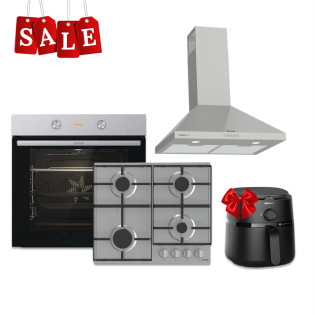 طقم أجهزة مطبخ 60 سم من جورينيا مع قلاية هوائية فيليبس هدية