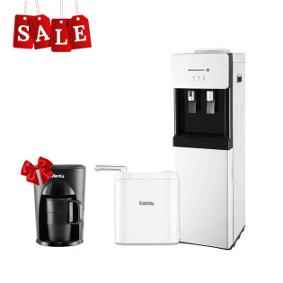 طقم مبرد مياه كالفينيتور و فلتر تانك مع ماكينة قهوة ميانتا هدية