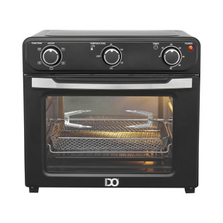 فرن كهربائية مع قلاية هوائية و شواية أي دو 28 لتر 1600وات أسود