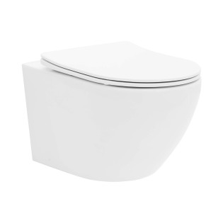 مرحاض معلق ديورافيت دي نيو سليم 54×37 سم أبيض 