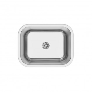 Asil Under-counter Kitchen Sink Rectangle 59 X 46 cm Stainless
