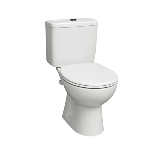 مرحاض كامل مع سيديلي ايديال استاندرد سبيس ابيض