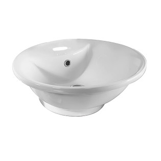 حوض بيضاوي إيديال ستاندرد إندبندنت 50×45 سم أبيض