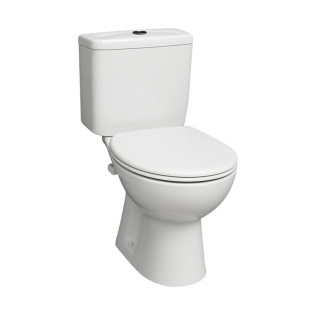 مرحاض كامل P مع سيديلي ايديال استاندرد سبيس ابيض