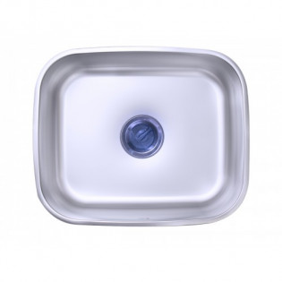 حوض مطبخ بيورتي استانلس تحت رخامة بيضاوي 52*41 سم بيورتى