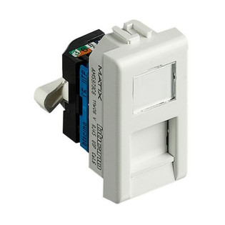 Bticino Màtix Connector RJ45 & CAT6 Socket White