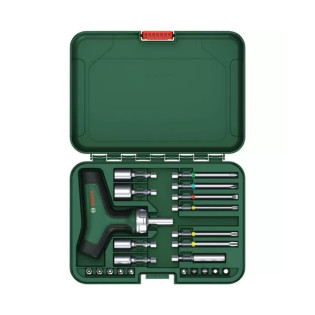 Bosch T-Handle Ratchet Screwdriver Set 22 Pieces