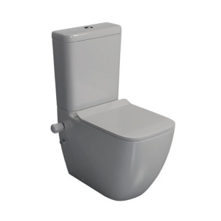 Sarreguemines Chatou P Close Coupled Toilet with Sprayer White