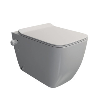 Sarreguemines Chatou Wall-Mounted Toilet with Soft Close Seat Cover White