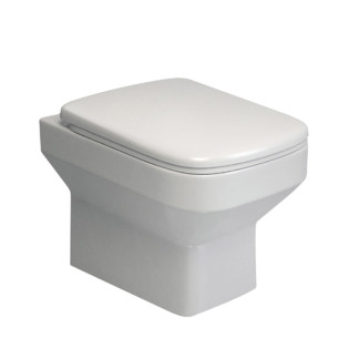 Sarreguemines Merfy Wall-Mounted Toilet with Soft Close Seat Cover White