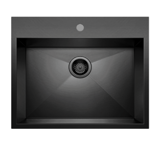 حوض مطبخ  بيورتي 50×60 سم ستانلس ستيل