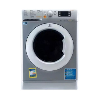 غسالة ملابس إنديست 9 ك مع مجفف ملابس 6 ك فضى