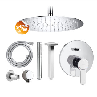 طقم دش كبينة روكا كروم