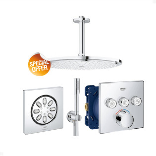 Grohe Rain Shower Smart Control Thermo Set Chrome