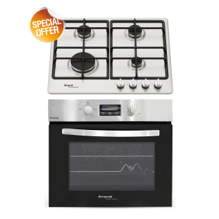 طقم أجهزة مطبخ ناردي 60 سم ستانليس ستيل