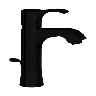 خلاط حوض كلودي راك بيترا أسود مطفي