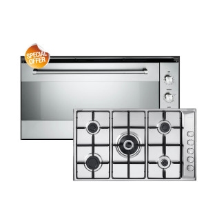 طقم أجهزة مطبخ البا 90 سم ستانليس ستيل