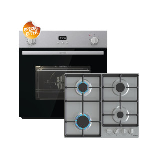 طقم أجهزة مطبخ جورينيا 60 سم ستانلس ستيل