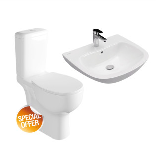 طقم حمام فيلروي اند بوخ اونوفو أبيض