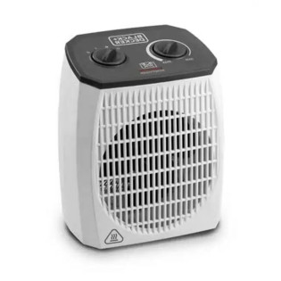 دفاية مروحة بلاك اند ديكر 2000 وات ابيض × أسود