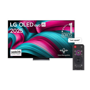 شاشة تلفزيون سمارت ال جى 83 بوصه بالريموت AI 4K OLED - OLED83C56LA
