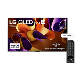 شاشة تلفزيون سمارت ال جى 83 بوصه بالريموت AI 4K OLED - OLED83G46LA