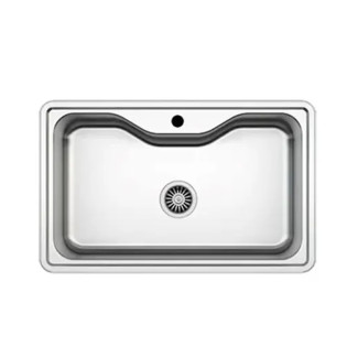 حوض مطبخ أصيل 50×80 سم ستانلس ستيل 