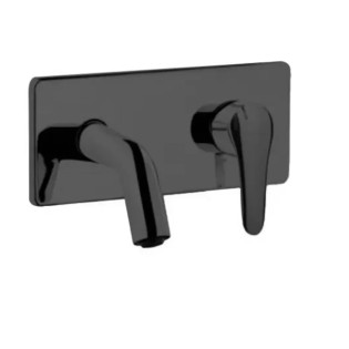 Sarrdesign Segura Wall Mounted Basin Mixer Matt Black 