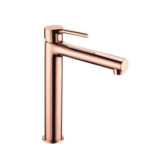 Gawad Rolls High -Neck Basin Mixer Rose Gold