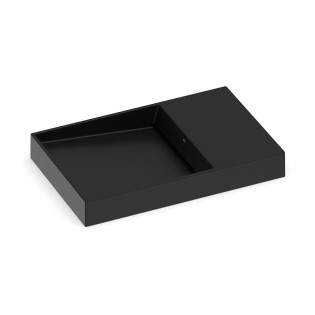 حوض فوق سطح روكا هورايزون 60×38 سم أسود مطفى