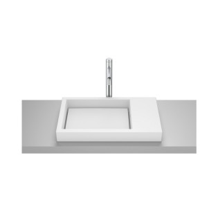 Roca Horizon Skyline Counter Top Bathroom Basin 60×38 cm Matt White