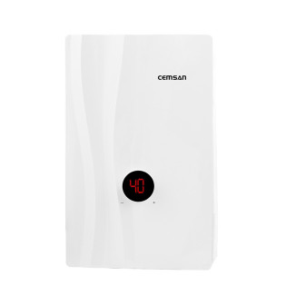 سخان مياه ديجيتال بيورتي سيمسان 9 كيلو وات أبيض