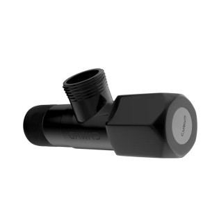 محبس زاوية 1/2 بوصة جواد أسود