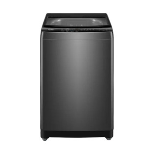 غسالة ملابس هاير 10 كيلو فضي غامق