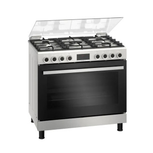 بوتجاز فري ستاند بوش سيريس 6 - 5 شعلة 90 × 60 سم ستانلس ستيل