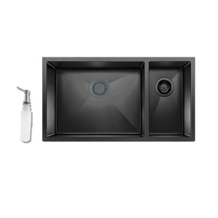 حوض مطبخ بيورتى 44 × 79 سم اسود