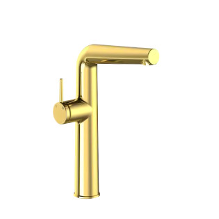 Purity Aduro High-Neck Basin Mixer Gold