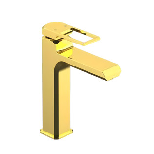 خلاط حوض بيورتي كوادرو ذهبى