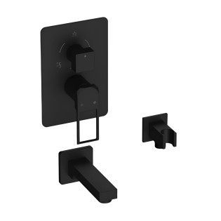 طقم خلاط دفن بيورتي كوادرو أسود