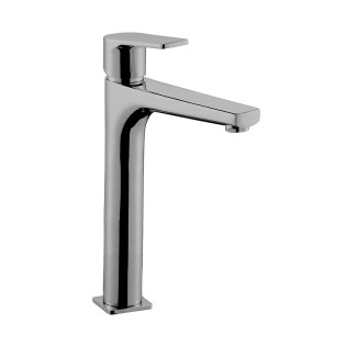 Purity Azure High-Neck Basin Mixer Titanium